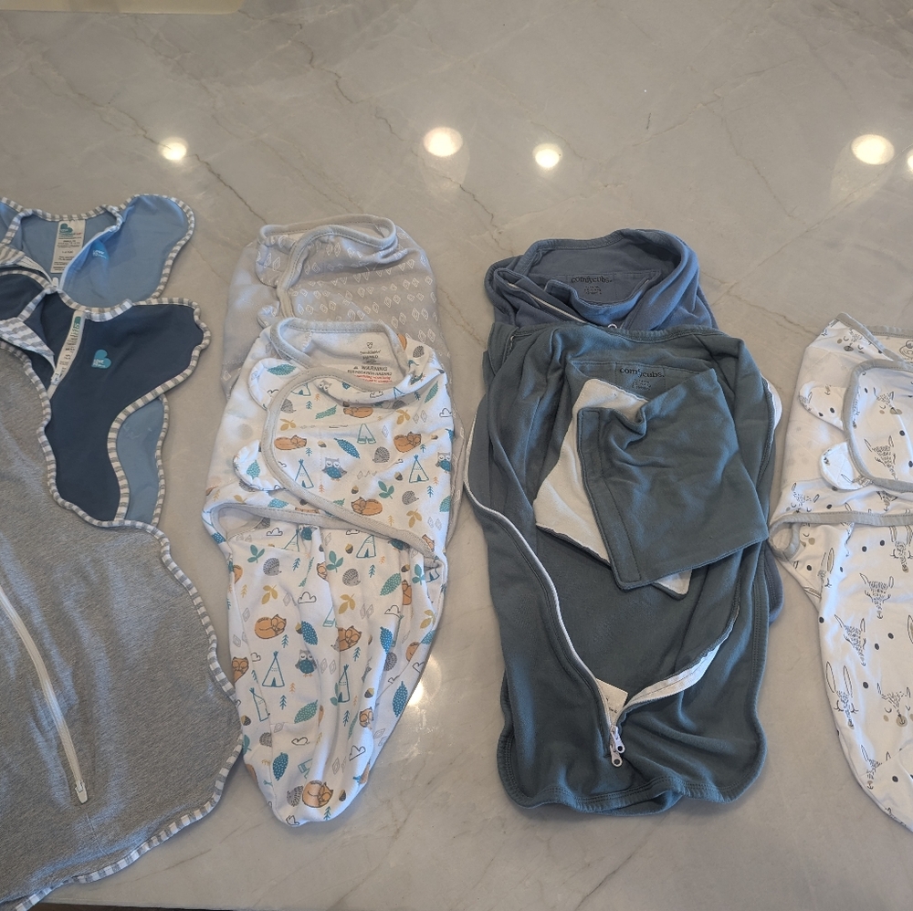 Newborn and Small Sleep Sacks/Swaddles/Suit, Boy/Neutral Colors